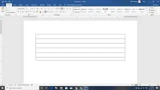 Add line to your Ms. Word document Easy & quick ....