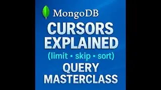 MongoDB Cursors Tutorial | Efficient Pagination with limit(), skip(), sort()