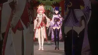 Genshin impact MMD EI & Yae Miko #genshinimpact #dancecover