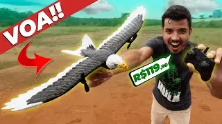 Comprei a ÁGUIA de Controle Remoto que VOA DE VERDADE! | Rc Eagle wingspan