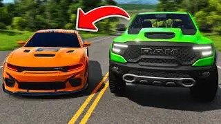 Every Time I Crash I Drive a NEW MOPAR in BeamNG