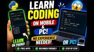 How to Start Coding on Mobile & PC 💻📱 | Beginner Guide (python)