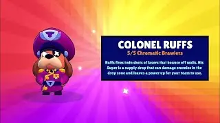 COLONEL RUFFS UNLOCK ANIMATION | Brawl Stars 