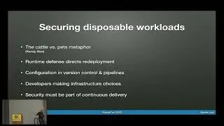 Gabe Schuyler - Securing Cloud-Native Workloads, an Introduction
