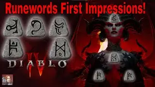 Diablo IV Runewords First Impressions (I LOVE THEM!)