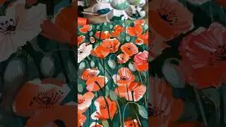 How to Paint Poppy Flowers 