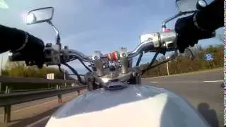 On the run Honda VRX400 #11