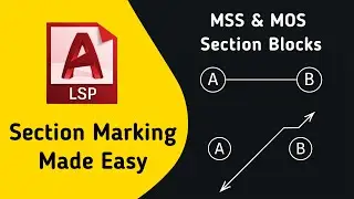 Revolutionize Your AutoCAD Workflow with AutoLISP Section Marking!