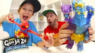Father & Son MEGA MONSTER BATTLE / Deep Goo Sea Goo Jit Zu