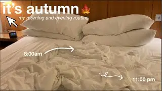 my cozy autumn morning & evening routine 2022 🍁🍂