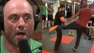 Joe Rogan reacts to Jon Jones kicking Dr. Beau Hightower