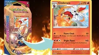 Cinderace was the best fire theme deck all along? | Top 10 Theme Decks Gameplay