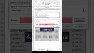 How to highlight Late comers Conditional Formatting 