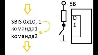 Работа с кнопкой на ассемблере для ATtiny2313