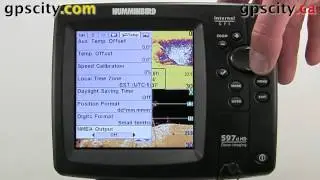 Turning on NMEA on the Humminbird 597ci HD