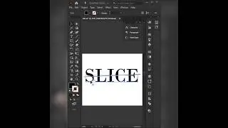 Slice Cut on Text | Adobe Illustrator | Presto Academy