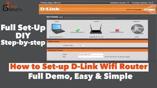 D-Link DIR-615 | How to Setup D-Link Wireless WiFi Router | Full Setup | Step-by-Step | Simple DIY.