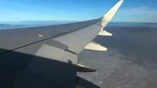 Takeoff from LAX to EGE on American A-319