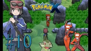 Pokémon X Ep. 10 - RUTA 10 TEAM FLARE Y PUEBLO CRÓMLECH.