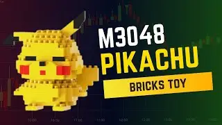 How to Build Pikachu! ⚡ M3048 Cute Building Block Toy Tutorial