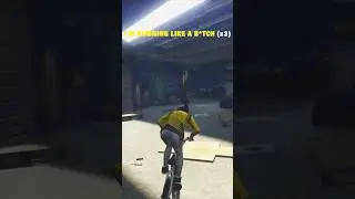 Murda B Got Chased By The Feds On A BMX #gta #shorts #freeaim
