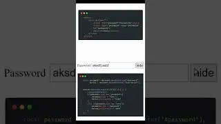 Show/Hide Password 