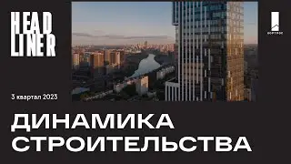 Динамика строительства Headliner: итоги 3 квартала 2023
