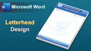 Letterhead Design in Word | How to Make Letterhead Design in Microsoft Word