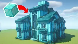 Building The Best Diamond House In Minecraft!