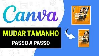 Como Mudar Tamanho de Design no CANVA |  (ATUALIZADO 2026)