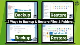 2 Easy Ways to Backup and Restore Windows 11 Files and Folders Without any Software (Full Guide)