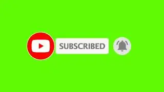 Free subscribe green screen intro