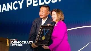 Sikyong Penpa Tsering Presented the Democracy Service Medal | 2024 NED Democracy Awards