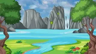 River side background loop video | river background animation | no copyright green screen bd