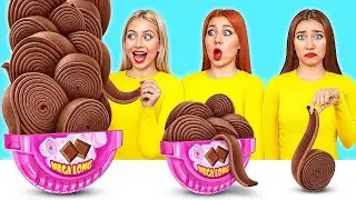 100 Слоев Шоколада Челлендж | Смешные Челленджи с Едой от Choco DO