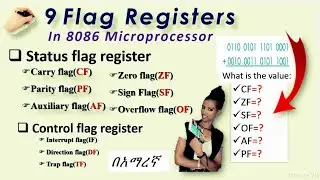 Flag registers in 8086 microprocessors with examples በማአረኛ