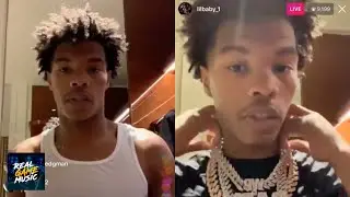 Lil Baby Can't Stop Twitching on IG Live!