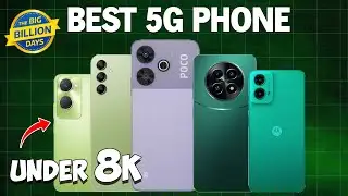 BEST 5 | 5G Smartphones Under 8000 in 2024 ⚡ | BBD Sale & Amazon GIF sale | Phones 5G under 8k