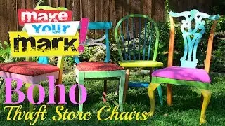 How to: Boho (Thrift Store) Chairs DIY