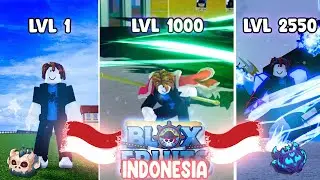 Aku Mencoba Menamatkan Blox Fruit Dari Level 1 - 2550 (Max Level) [Roblox]