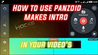 How to use panzoid intro in your video's in android
