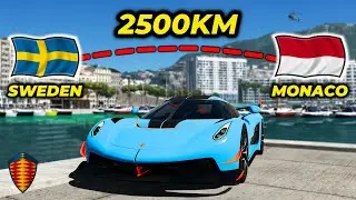 ETS2 Longest Road Trip – Stockholm (Sweden) to Monaco | Realistic Driving