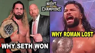Why Roman Reigns Lost at Night of Champions 2023 & Why Seth Rollins Won World Title - WWE News