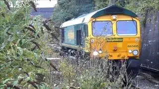 Double Freight Trains at Parson Street Station! 20.8.15