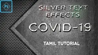 How To Create Silver Text  Effects ➡photoshop tutorial➡Trendpc Edits