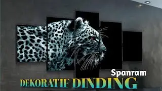 dekorasi dinding spanram kanvas