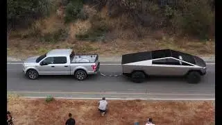Tesla Cybertruck vs Ford F-150 ... Exploding @elonmusk @Tesla