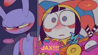 Pomni and Jax’s Kiss ? 🥀 | Pomni x Jax  | The Amazing Digital Circus Comic Dub