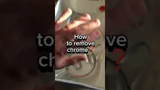 Maintain the proportion of chrome iron: 250 grams per liter of hot water.3. Wait for a day or night