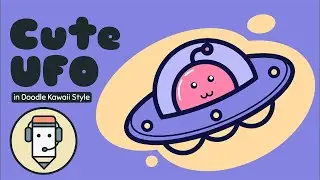 Praktek Pen, Shape Tool & Pathfinder di Adobe Illustrator | Cute Ufo